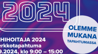 Olemme mukana Lähihoitajatapahtumassa 6.9.2024.